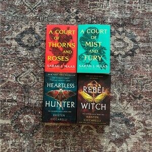 Fantasy Book Set by Sarah J. Maas and Kristen Ciccarelli